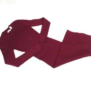 DARK PINK/BURGUNDY MAXI KNIT DRESS – NWT – SZ S